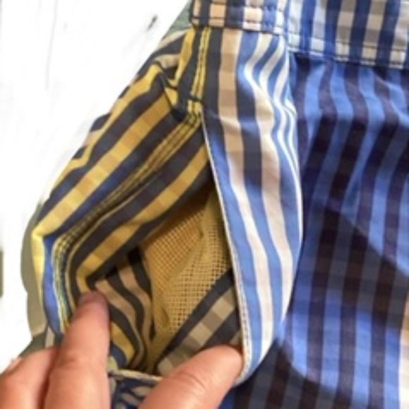 Tommy Bahama XXL striped swim trunks,,blue stripes, lined, great! - Picture 4 of 8